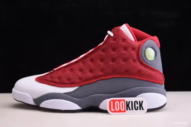 Rep Husky 414571-600 Flint 13 Air Red Retro Jordan Gym Grey 0524